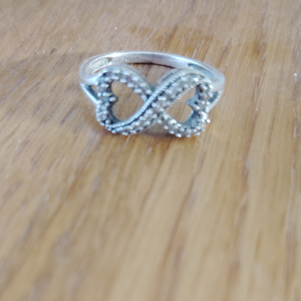 Zales Silver Infinity Ring